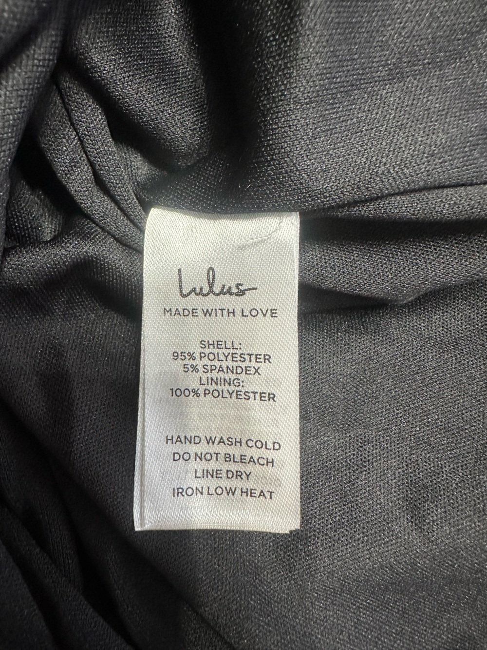 Lulu’s Black Velvet Midi Dress with Rhinestone Trim NWT Medium - Picture 6 of 8